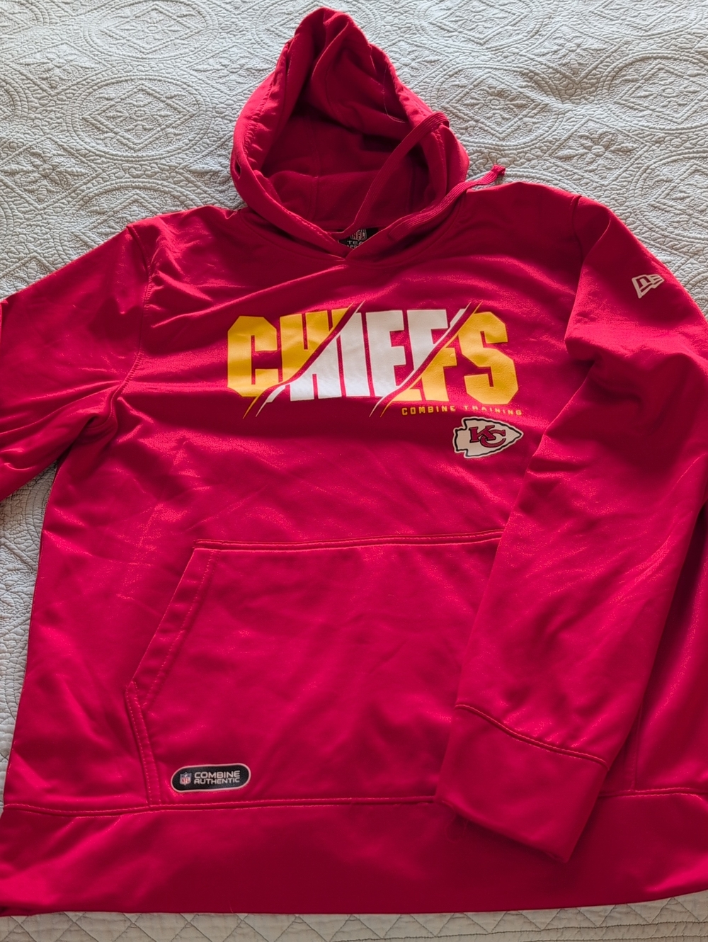 New Era NFL Kansas City Chiefs Red Hoodie